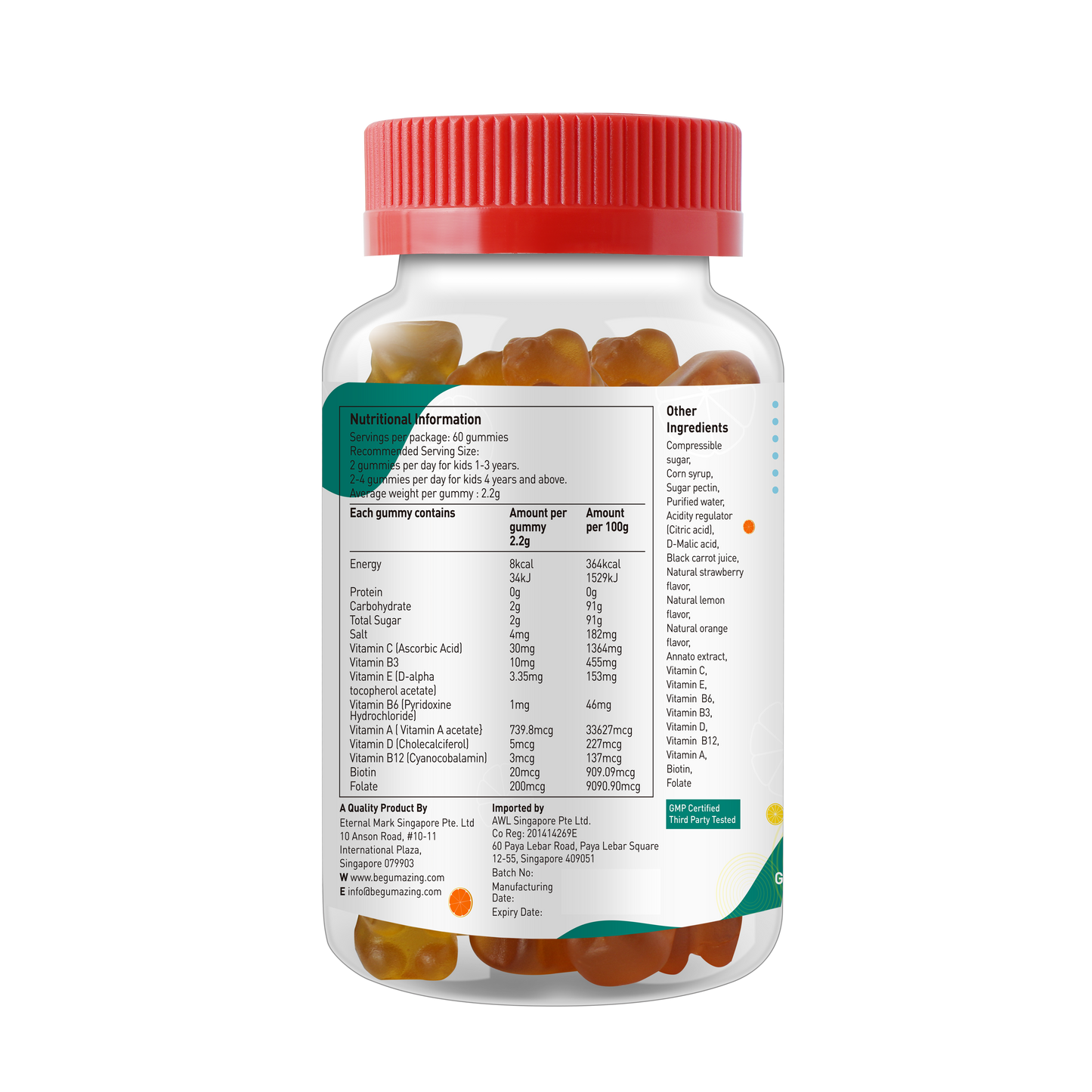 Gói chay |<tc>Gumazing</tc> Combo 3 gói | Canxi & Vitamin D3 + Vitamin C & Kẽm + Vitamin tổng hợp | Dùng trong 3 tháng