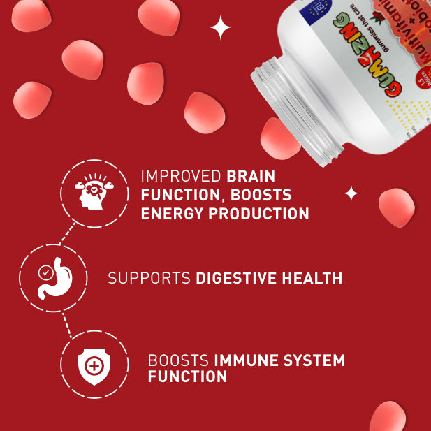 Wellness Plus Pack | Gumazing 2 Pack Combo| Multivitamin & Probiotic + Lutein Eye Care | 2 Month Supply