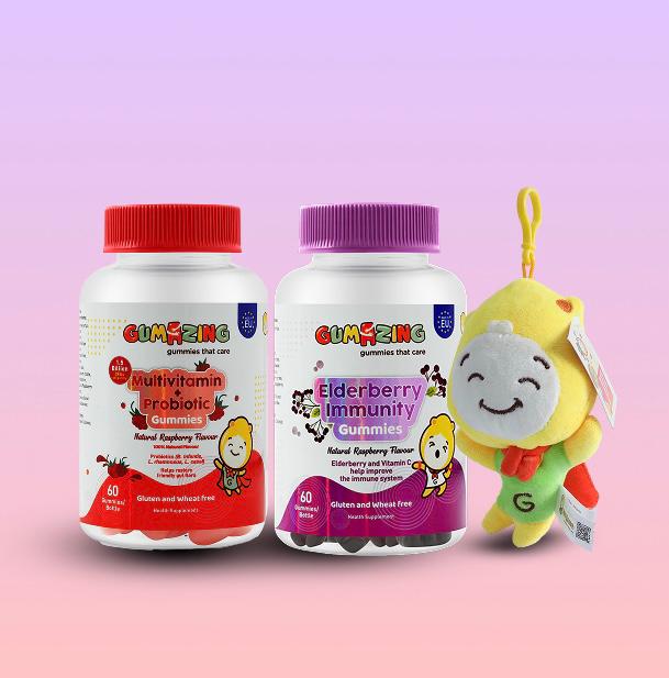 Vital Shield Pack | Multivitamin + Probiotics and Elderberry Gummies