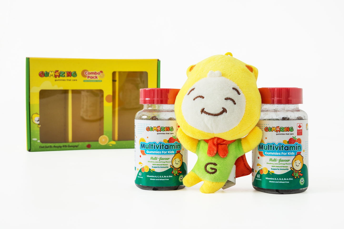 <tc>Kẹo dẻo GUMAZING MULTIVITAMIN GUMMIES của Gumazing – Có bổ sung vitamin và khoáng chất - Hương vị dâu – Kẹo dẻo cho người lớn và trẻ em – 60 viên kẹo dẻo
</tc>