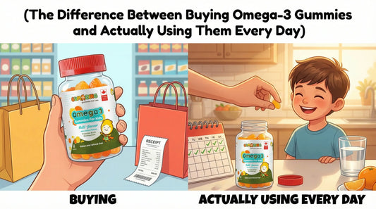 The Difference Between Buying Omega-3 Gummies and Actually Using Them Every Day