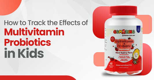 track effect of multivitamin probiotics 