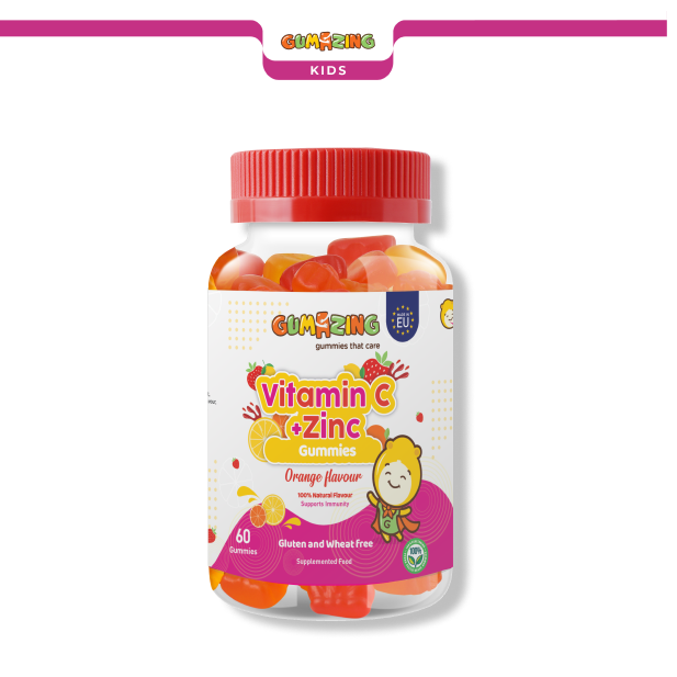 <tc>Gumazing</tc> Kẹo dẻo Vitamin C &amp; Kẽm (60 viên), dùng trong 1 tháng cho bán buôn - B2B