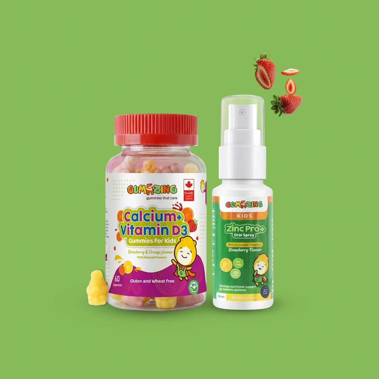 <tc>Gumazing</tc> Bộ đôi sản phẩm | Xịt khoáng Zinc Pro+ + Canxi &  Vitamin D3