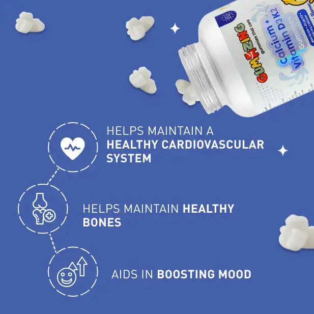 Calcium + D3 + K2 Gummies | Gumazing Kids Bone Health Support for wholesale - B2B Begumazing