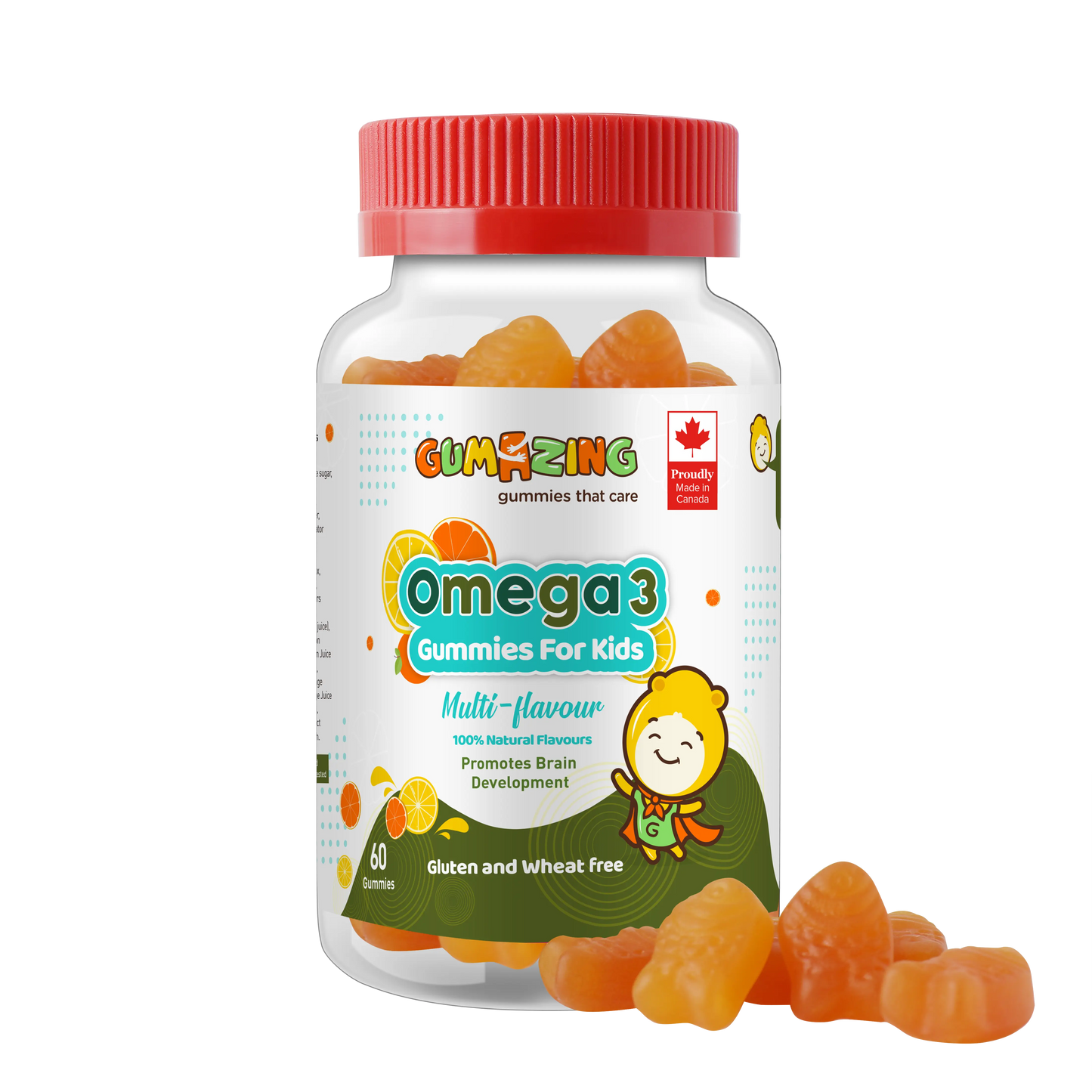 Immunity Pack | Gumazing 3 Pack Combo | Omega 3 + Vitamin C & Zinc + Multivitamin | 3 month supply Gumazing