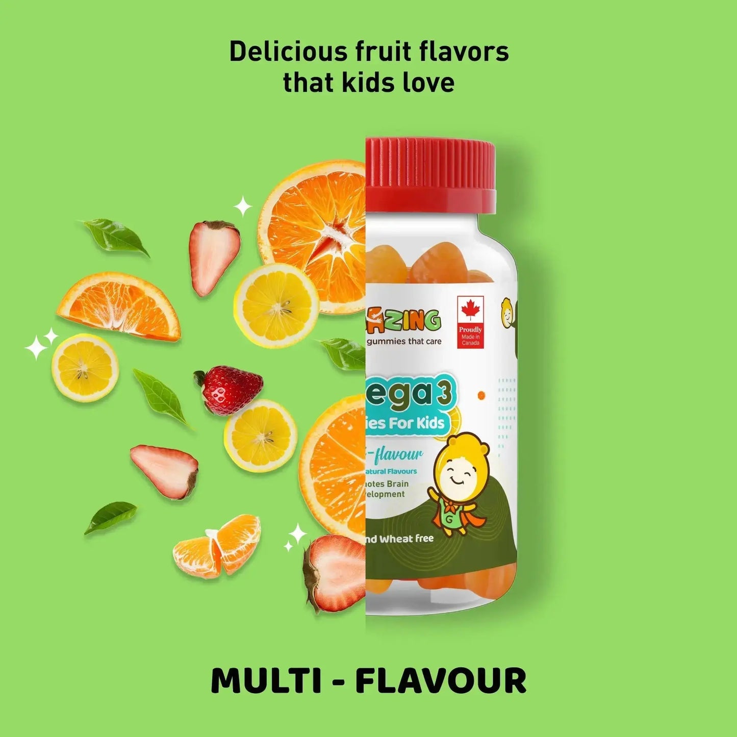 Gumazing Omega 3 Gummies (60 pcs), 1 month supply Begumazing