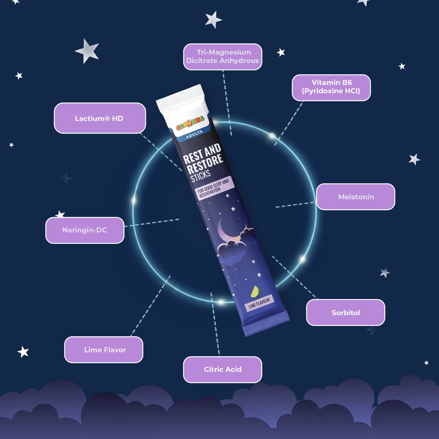 Rest & Restore Sticks Ingrident