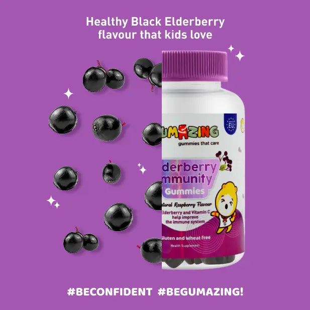 Black Elderberry Gummies for Kids | Gumazing Immune Support 