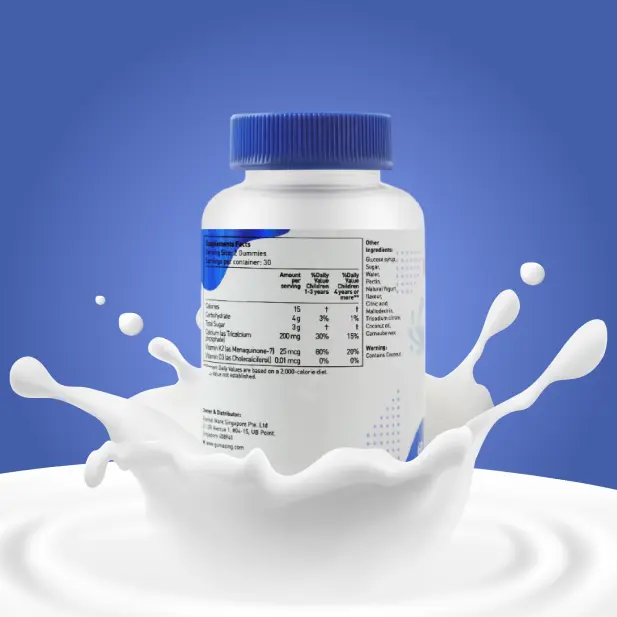 Calcium + D3 + K2 Gummies | Gumazing Kids Bone Health 