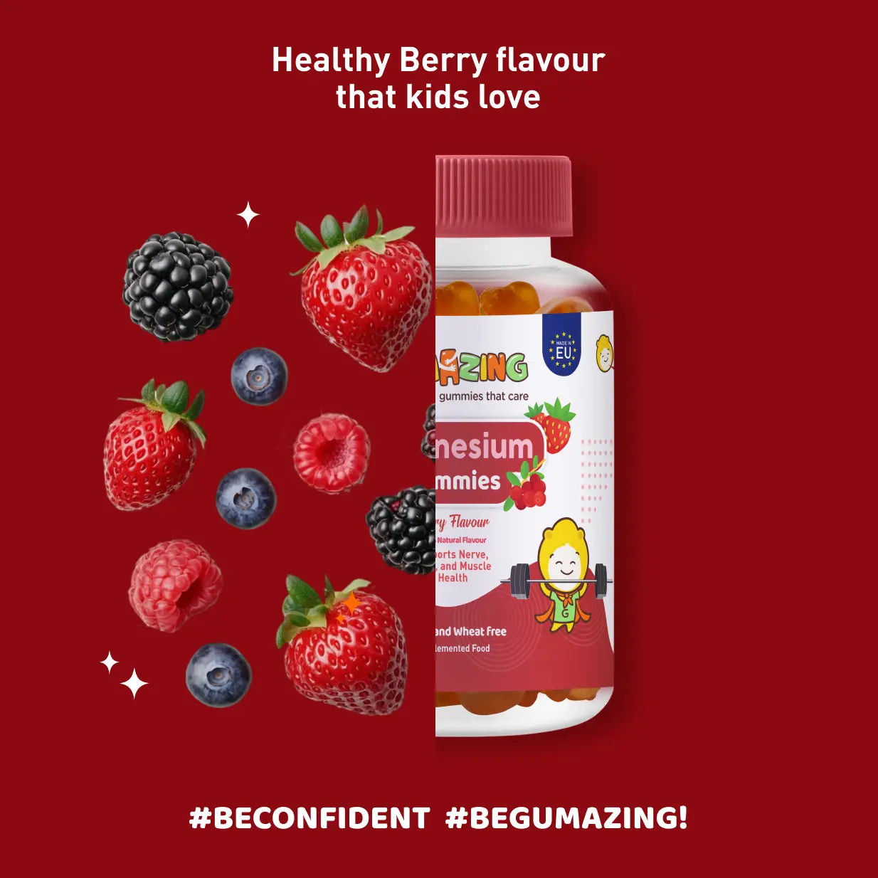 Magnesium Gummies | Gumaizng gummis to support nerve, bone & muscle health -B2B Begumazing