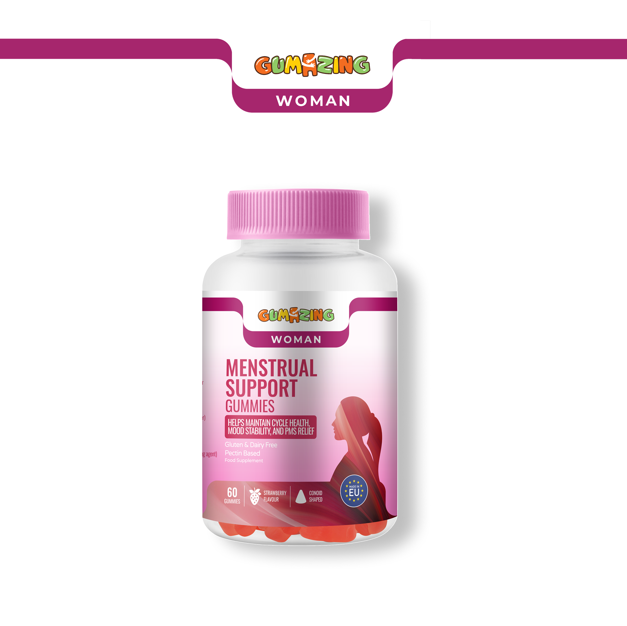 Gumazing Menstrual Support Gummies (For Womens) |(60 pcs) - B2B