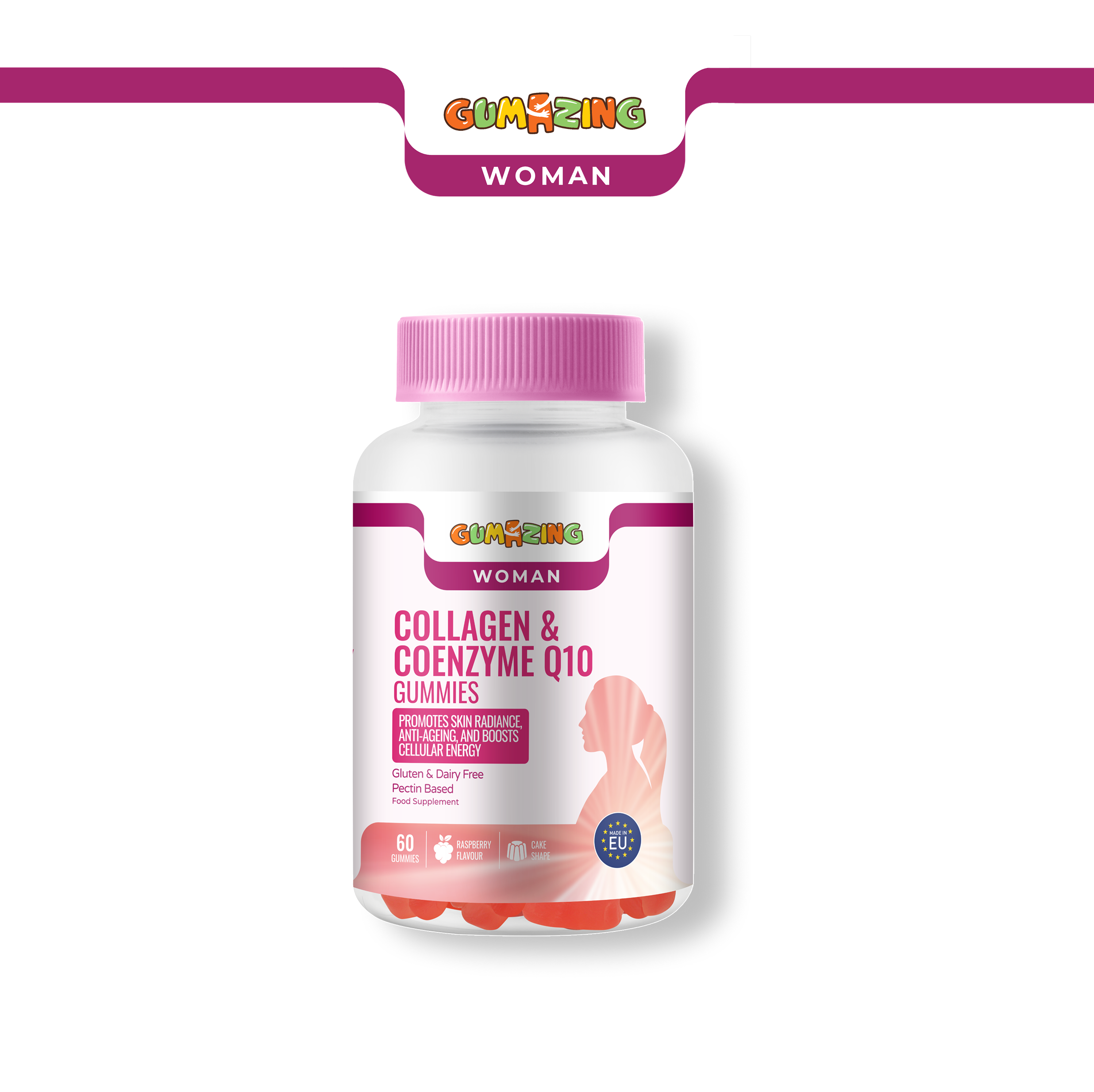 Gumazing Collagen & Coenzyme Q10 Gummies (For Woman) |(60 pcs) - B2B