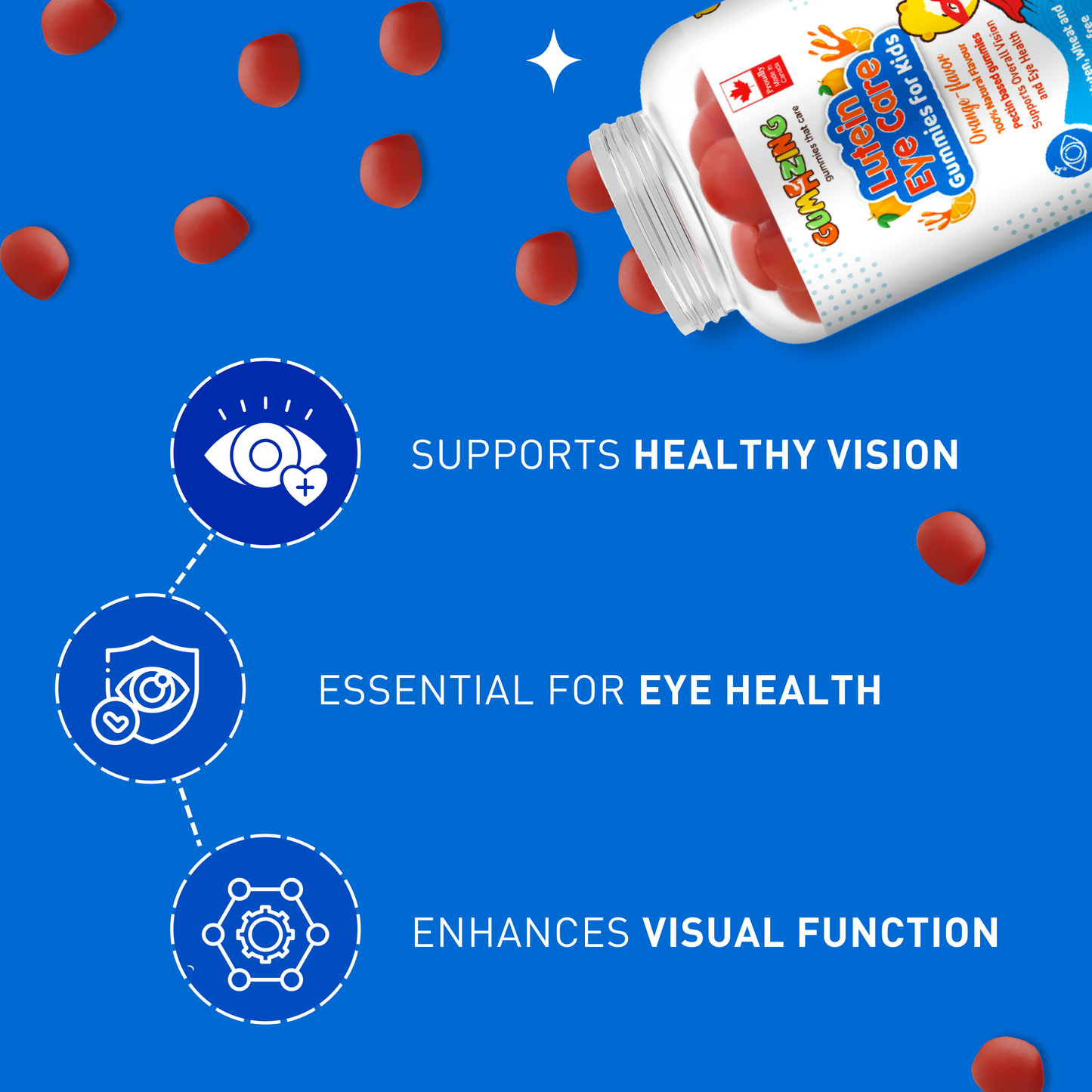 Gumazing Power Up Pack | 2 Pack Combo | Lutein  + Elderberry Gummies