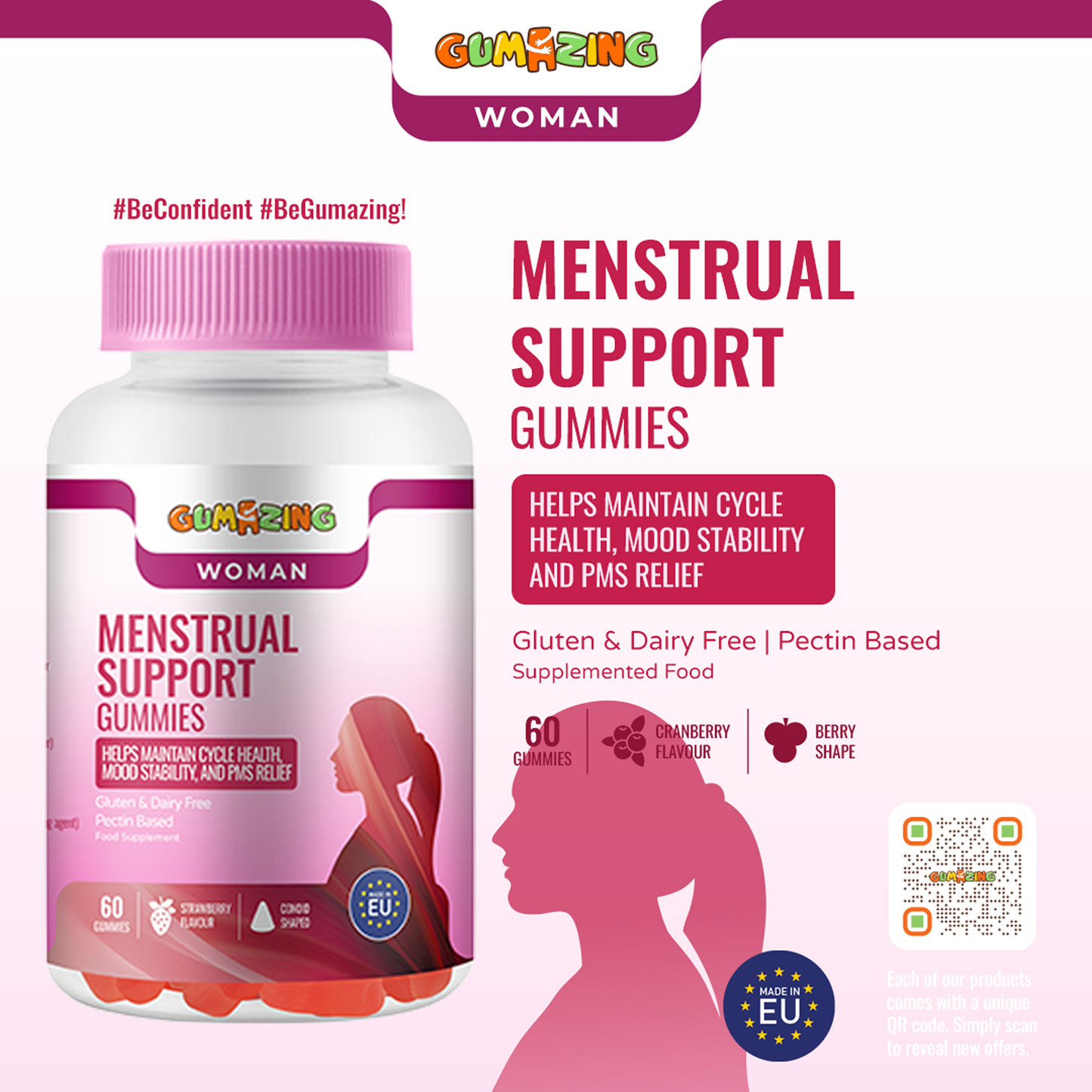 Guamzing Menstrual Support Gummies