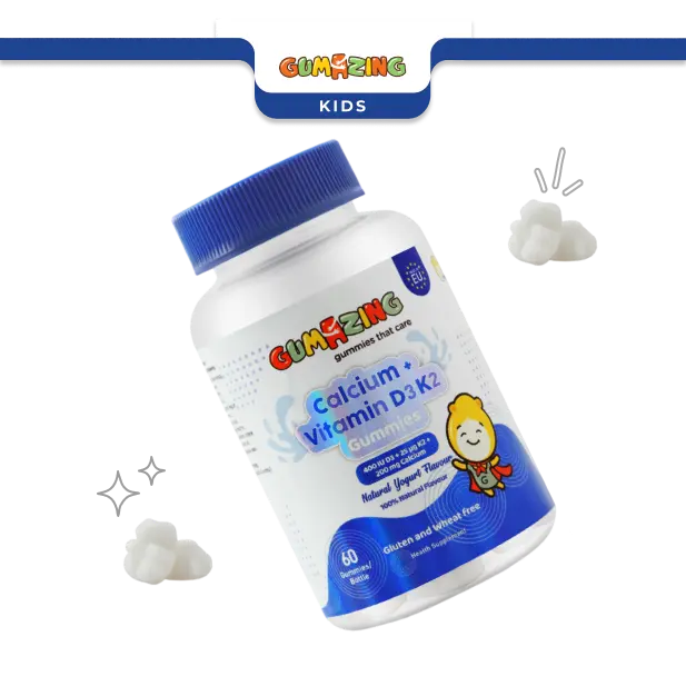 Gumazing Calcium + D3K2 Gummies 