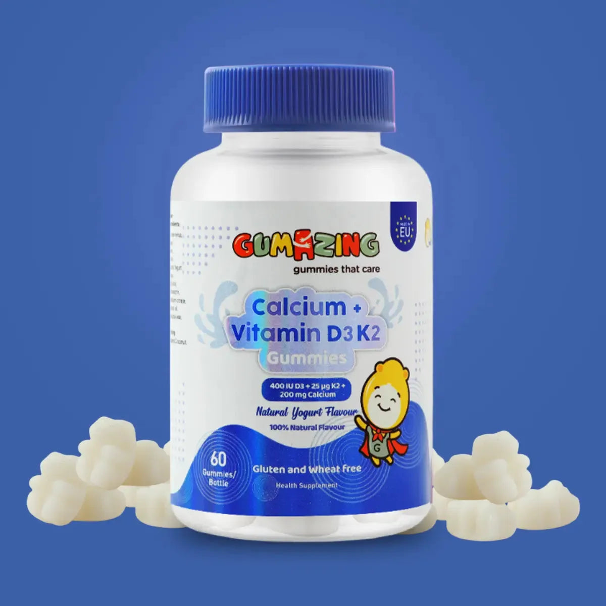 Gumazing Calcium + D3K2 Gummies 