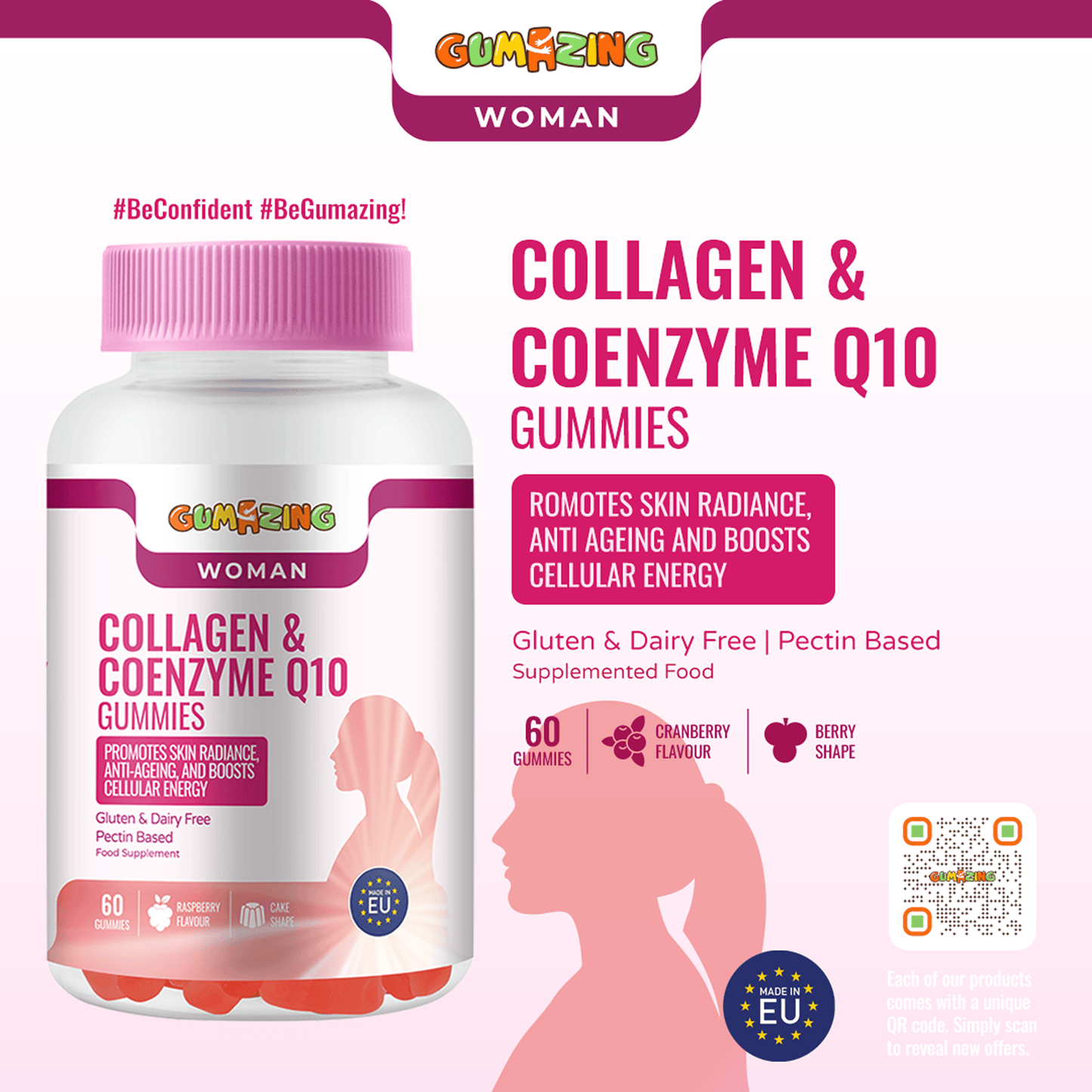 Gumazing Collagen & Coenzyme Q10 Gummies