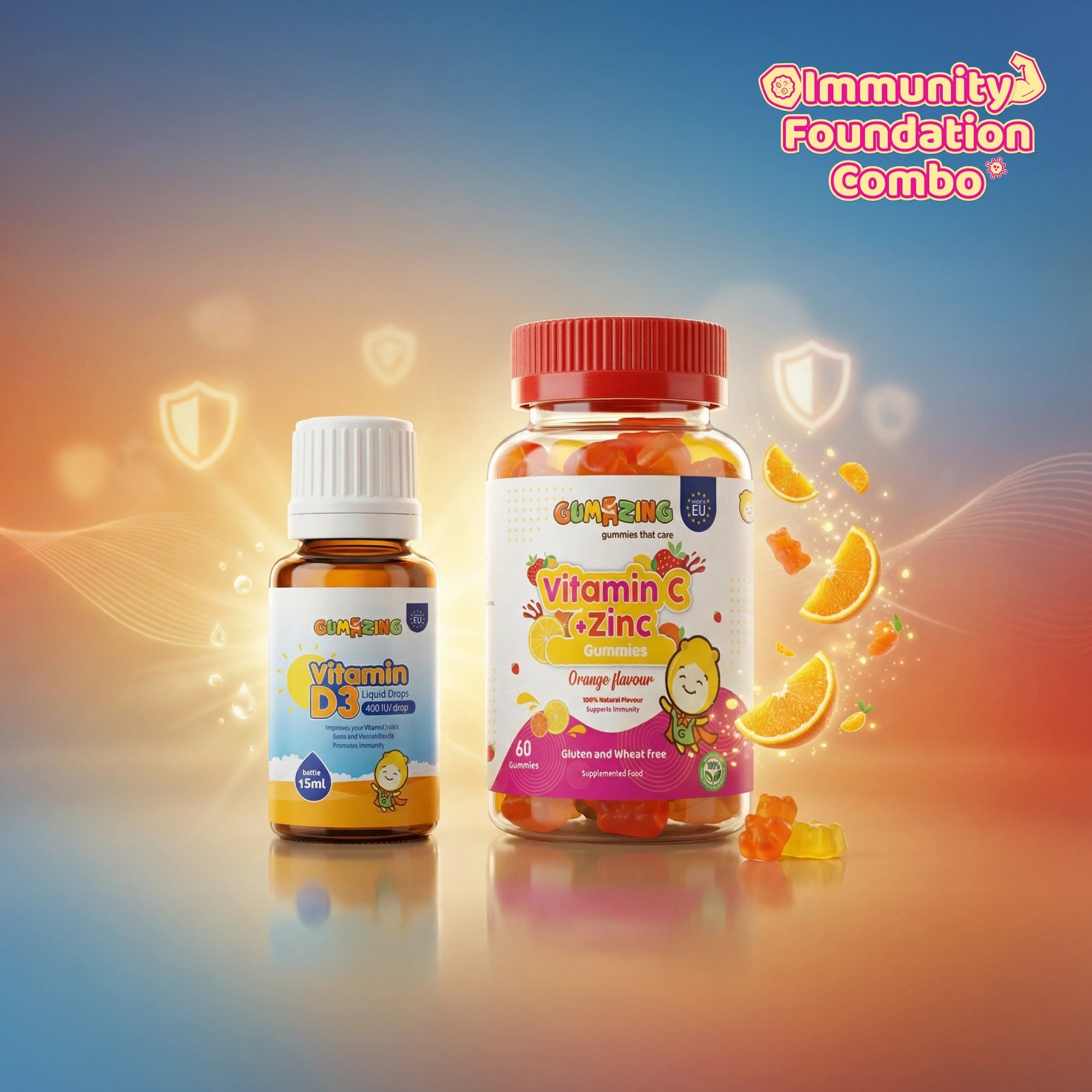 Gumazing Immunity Foundation Combo