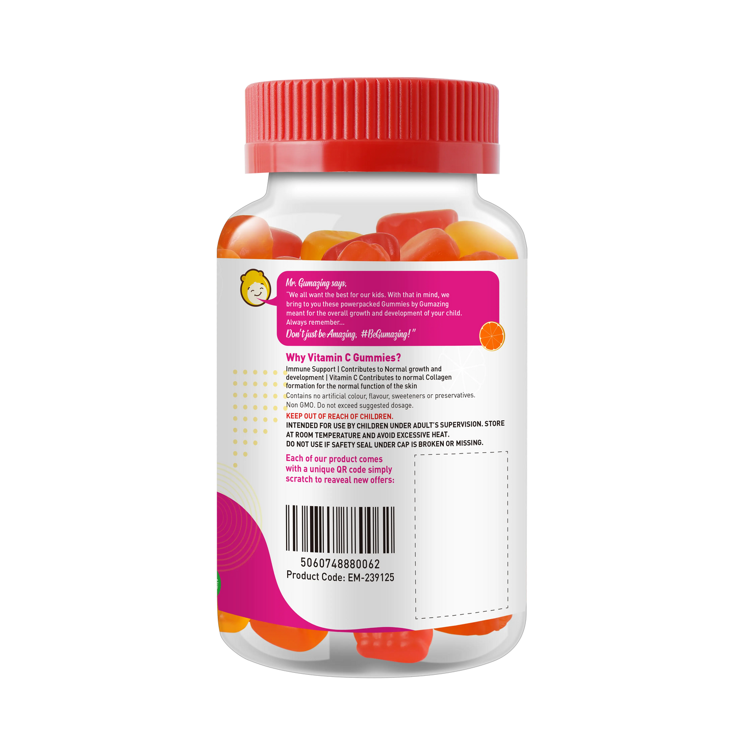Gumazing Vitamin C & Zinc Gummies 