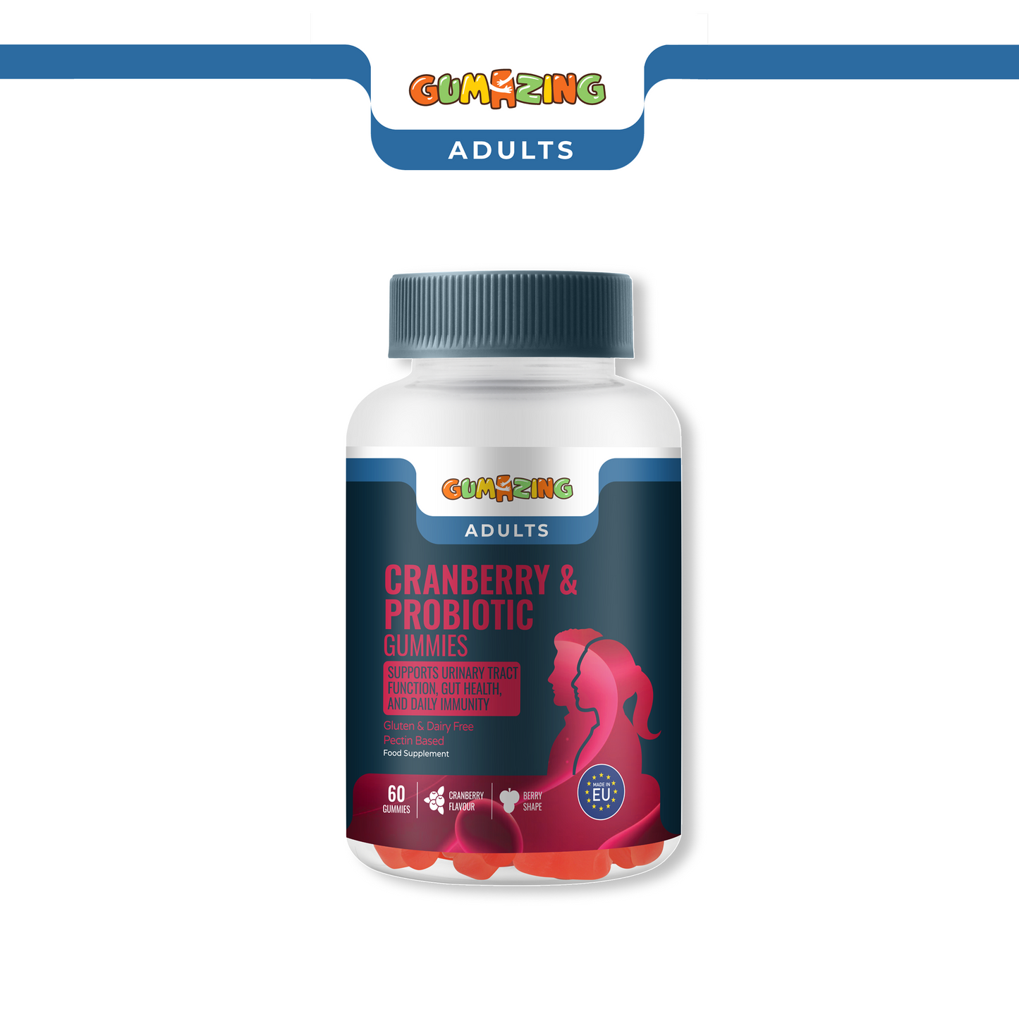 Gumnazing cranberry probiotic gummies