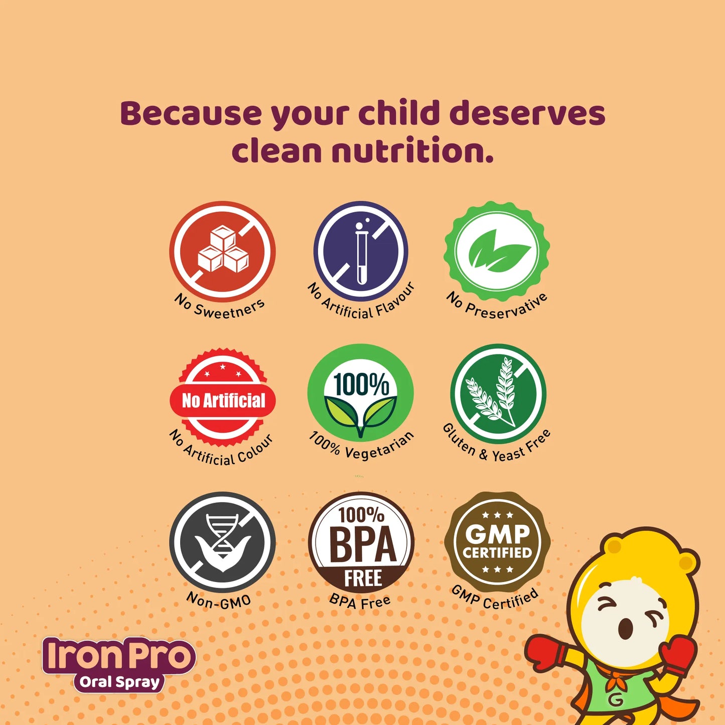 IronPro Spray And Clean Nutrition