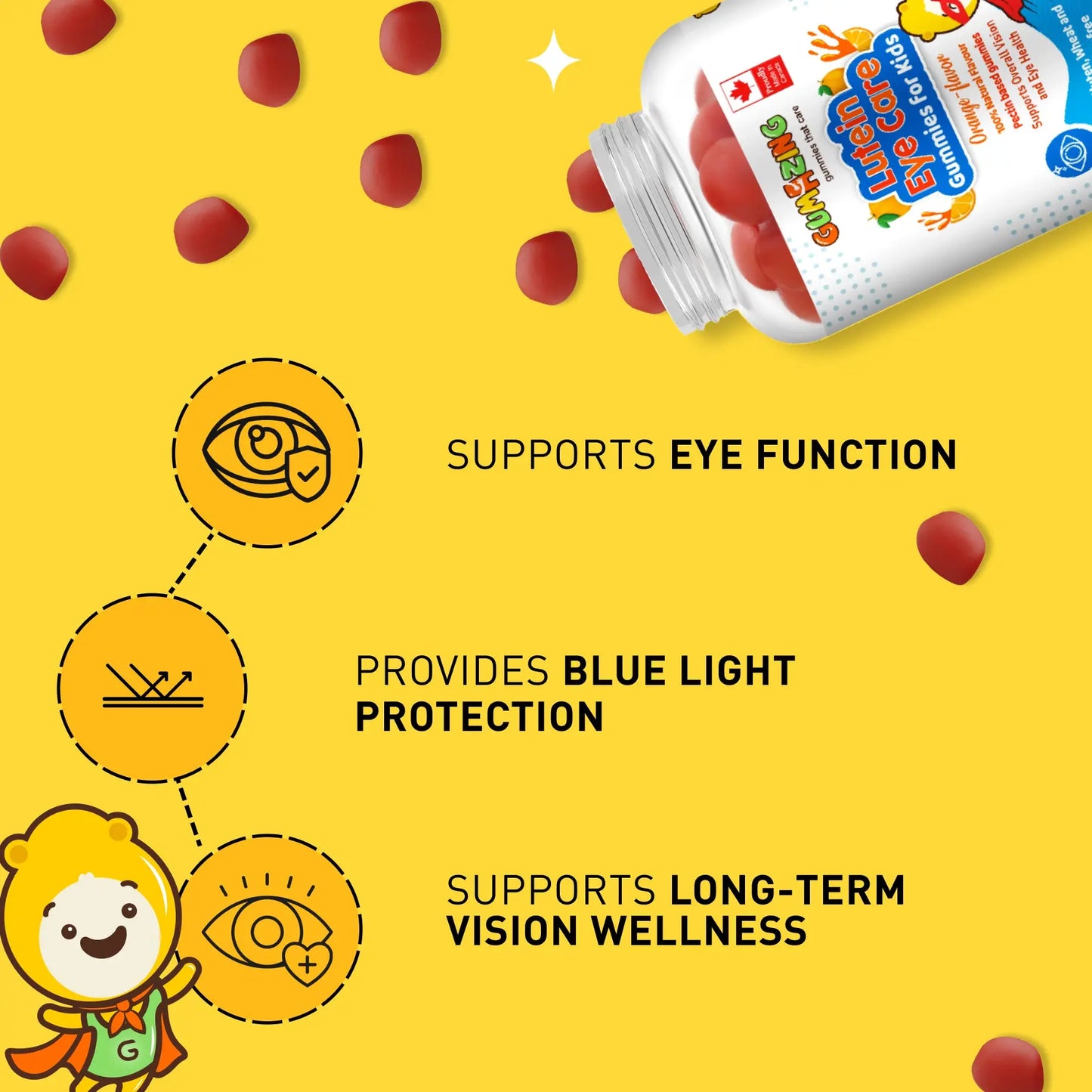Lutein Eye Care Gummies for Kids | Gumazing Eye Health Support for wholesale -B2B Begumazing