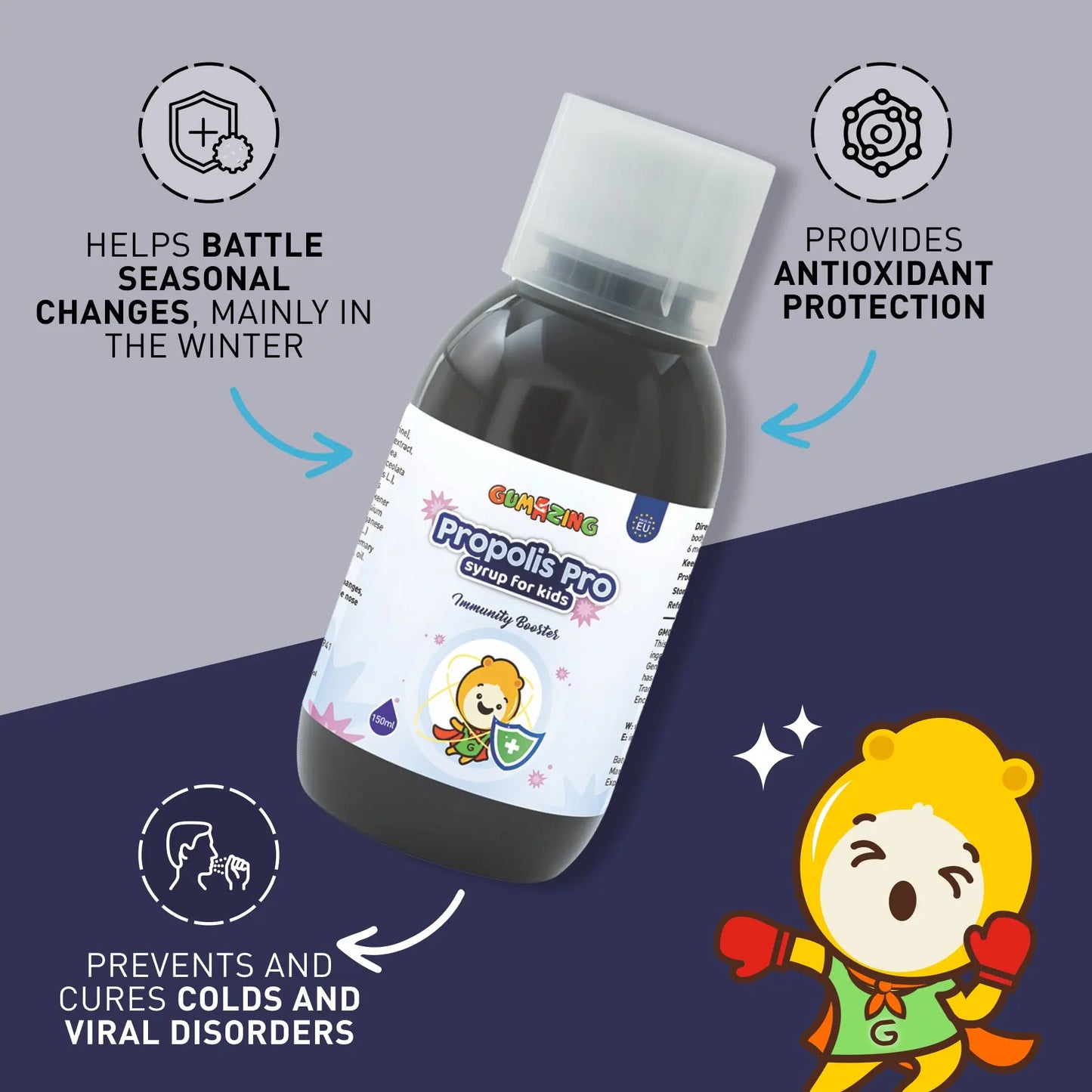 Gumazing Propolis Pro Syrup for Kids for wholesale- B2B Begumazing