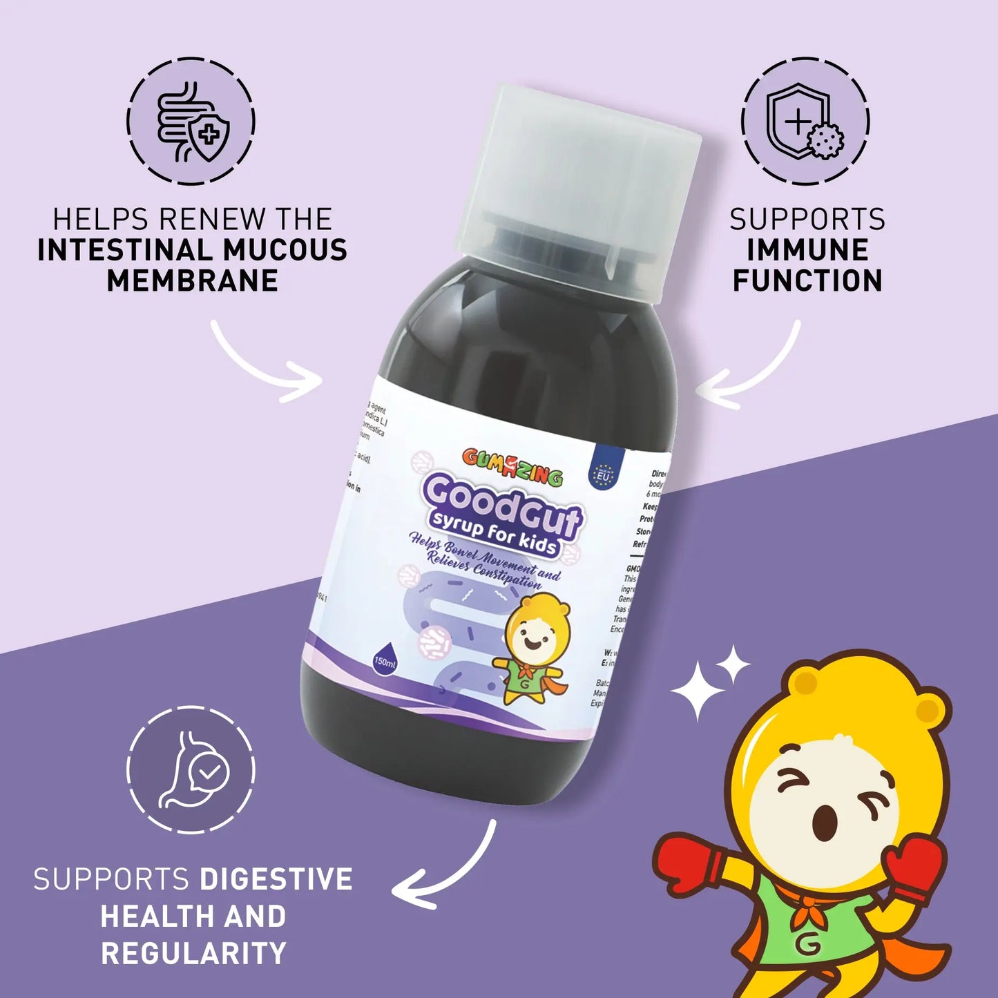 Gumazing GoodGut Syrup for Kids for wholesale -B2B Begumazing