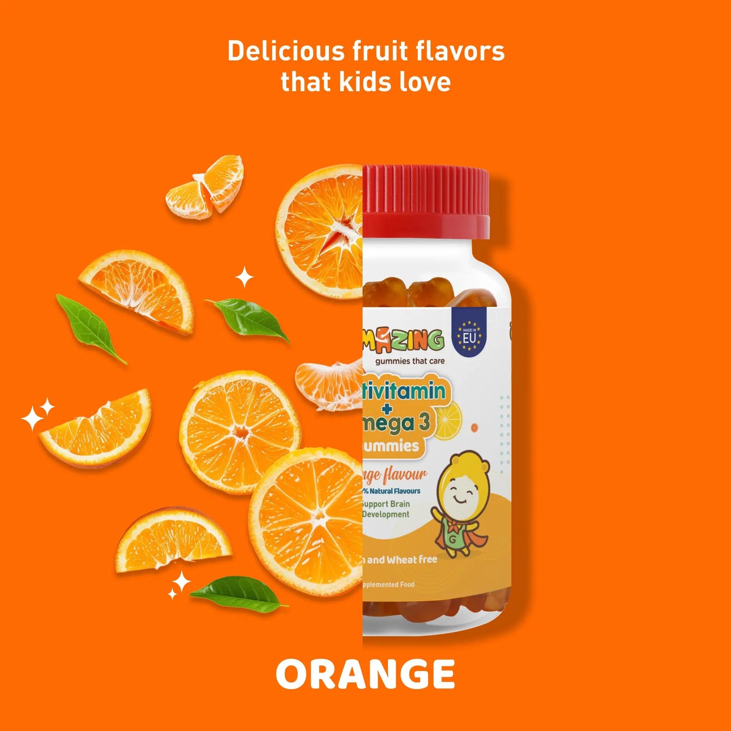 Multivitamin + Omega 3 Gummies | Gumazing Kids Health Support for wholesale - B2B Begumazing