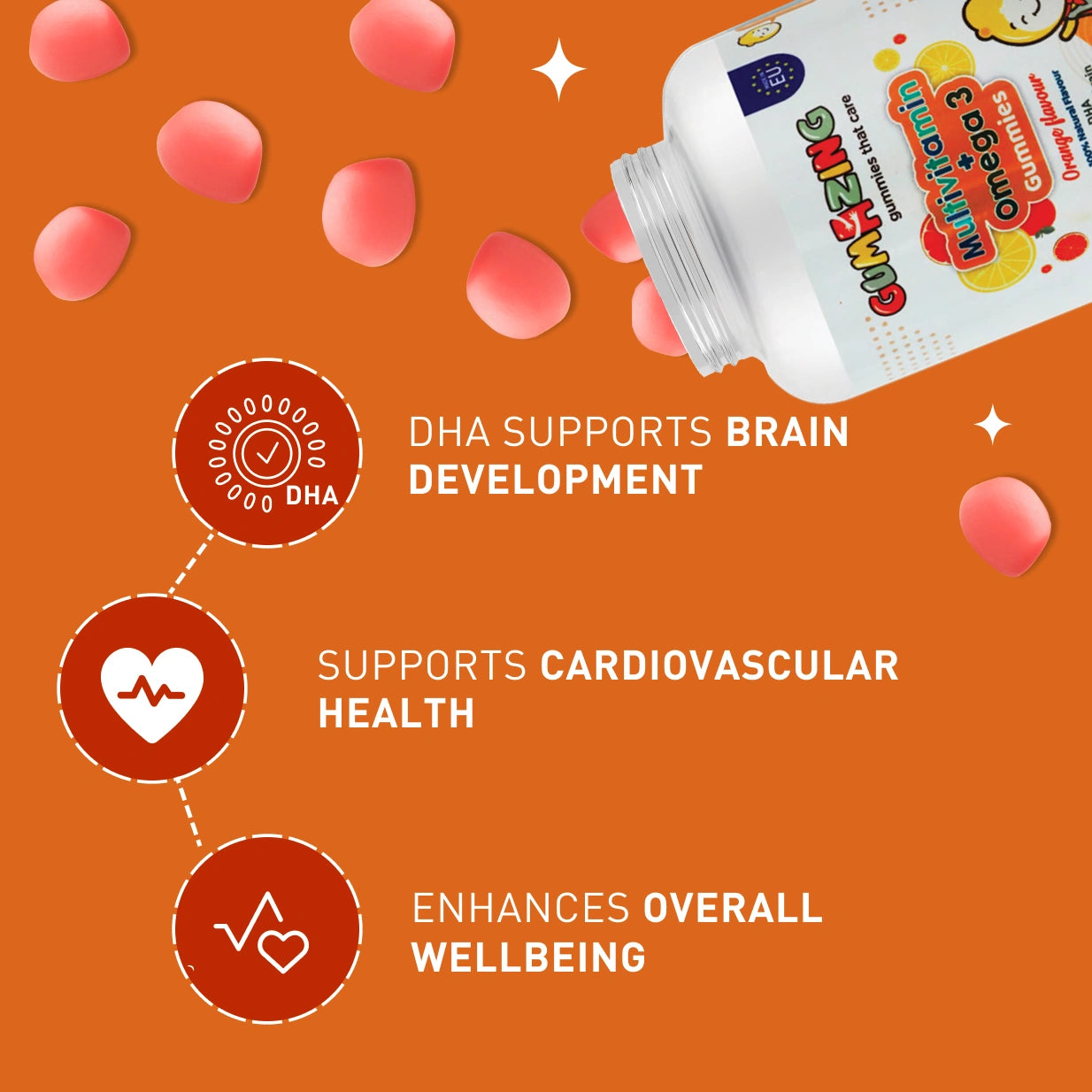Multivitamin Omega 3 Gummies Advantages