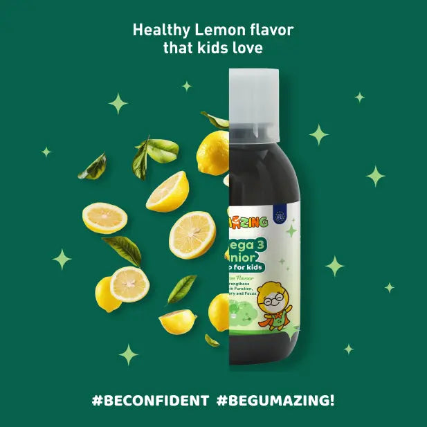 Omega 3 Junior Syrup | Gumazing kids for junior syrup for brain functioning 