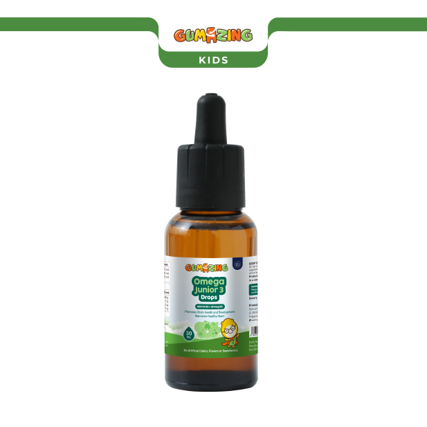 Omega Junior 3 Drops | Gumazing for kids drops to improve heart health enriched with essential Omega-3 Fatty acids - B2B