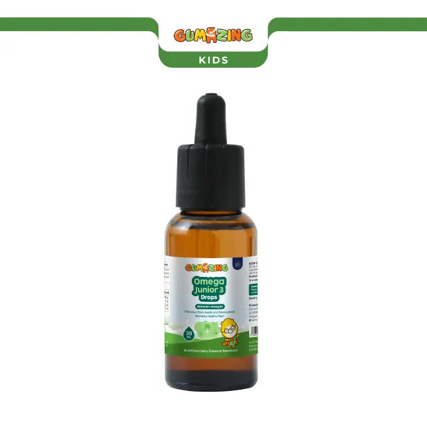 Omega Junior 3 Drops | Gumazing for kids drops to improve heart health 