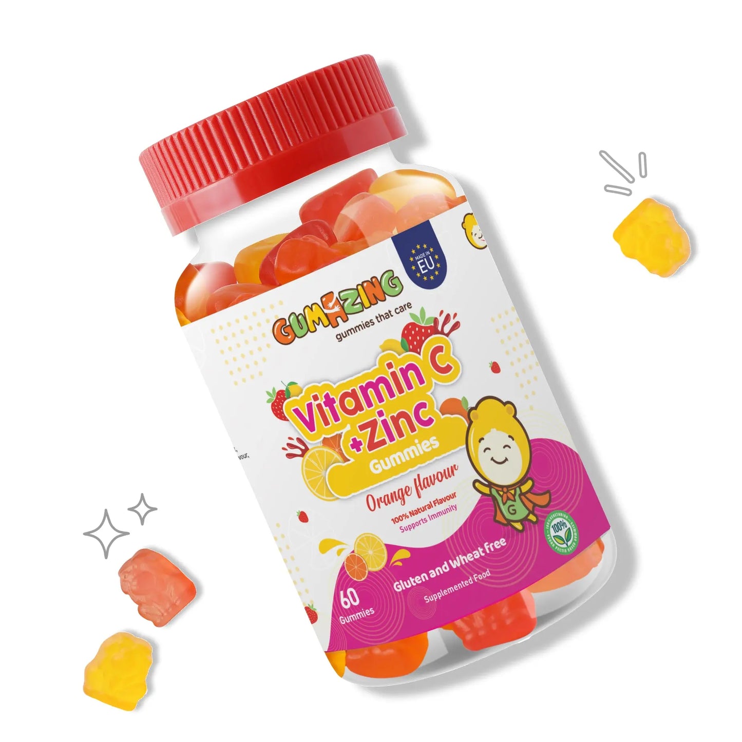 Vitamin C + Zinc Gummies | Gumazing Kids Immune & Growth Support for wholesale - B2B Begumazing