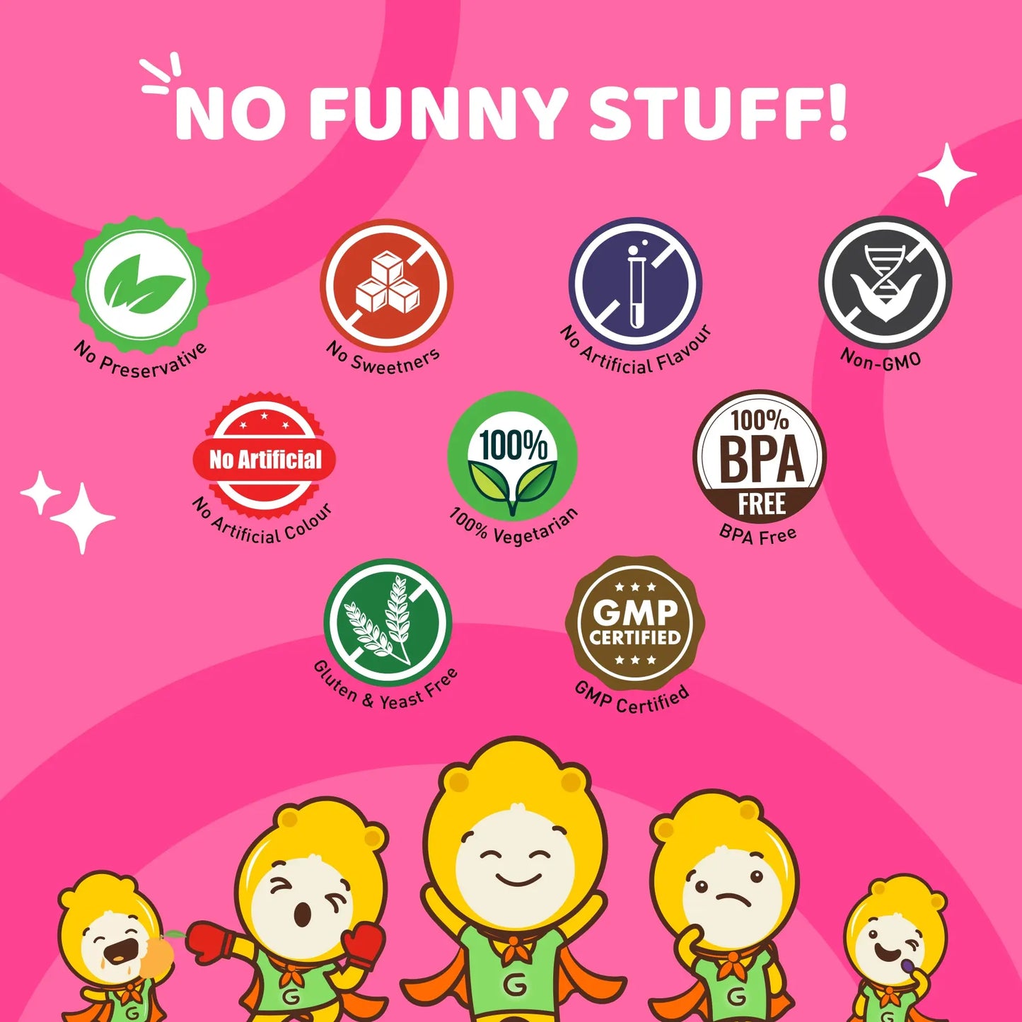 Gumazing Vitamin C & Zinc Gummies (60 pcs), 1 month supply Begumazing