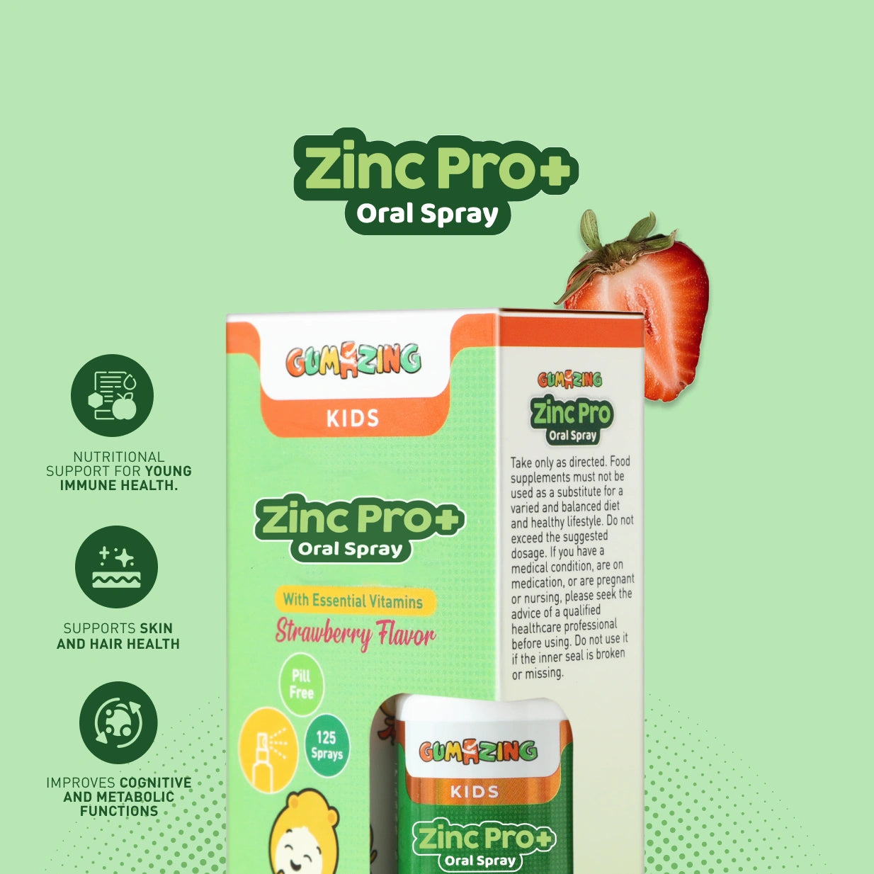 Zinc Pro + Oral Spray Benefits