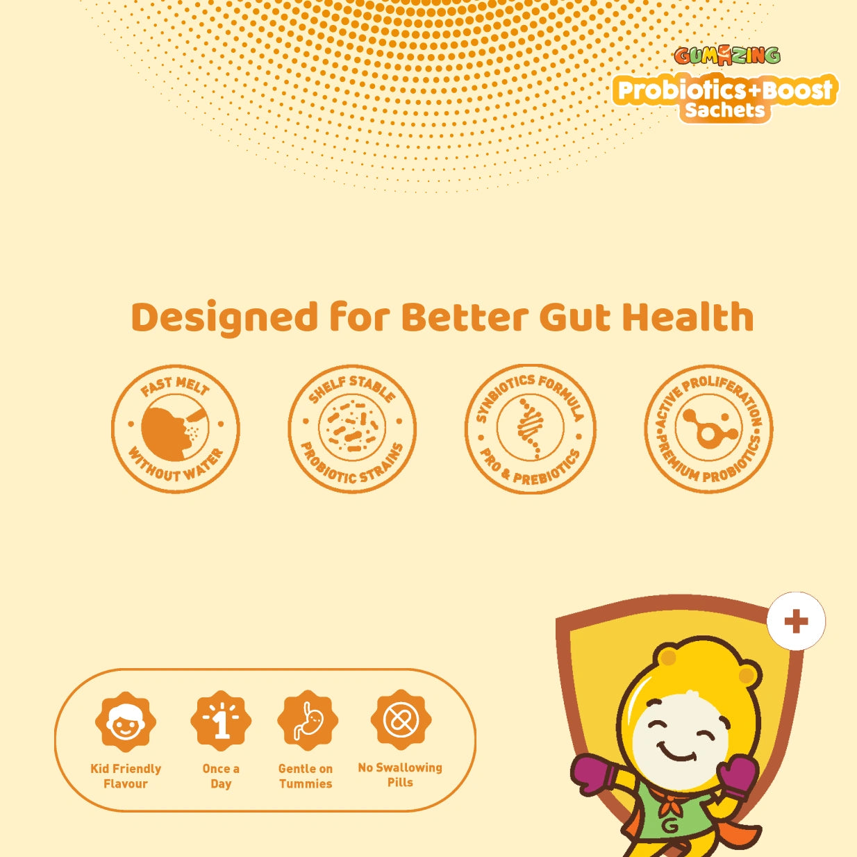 Gumazing Probiotic + Boost Sachets Wholesale - B2B