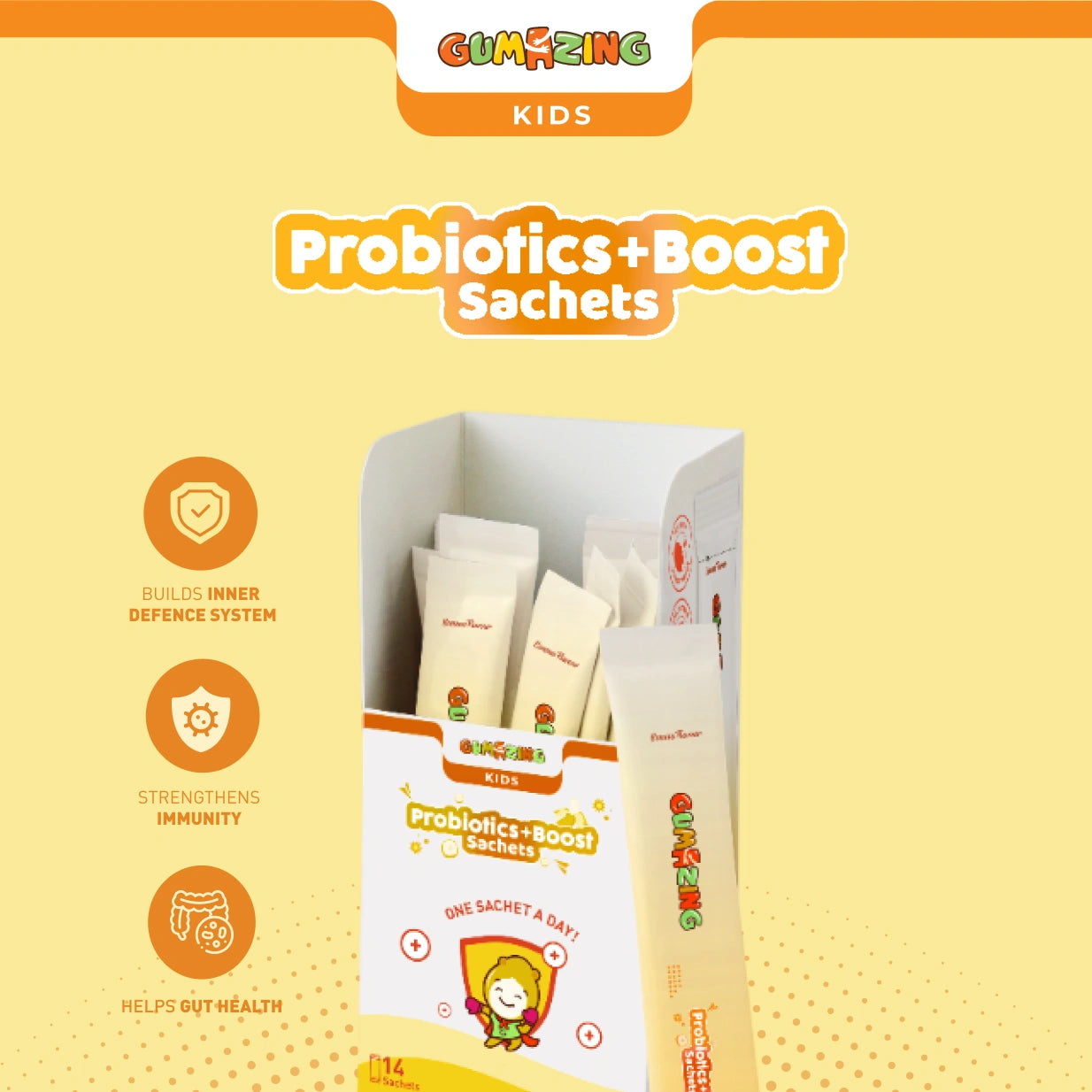 Gumazing Probiotic + Boost Sachets Wholesale - B2B