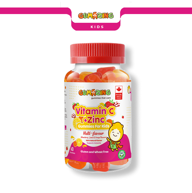Kẹo dẻo Vitamin C + Kẽm | <tc>Gumazing</tc> Hỗ trợ tăng trưởng và miễn dịch cho trẻ em bán buôn - B2B